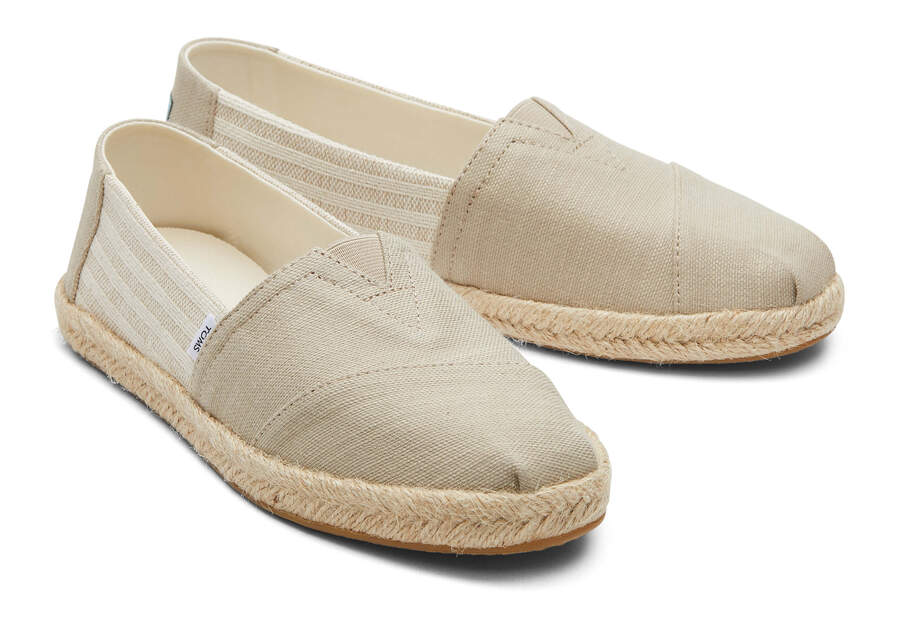 Espadrilles Toms Alpargata Recycled Algodon Rope Alpargata Mujer Marrones Argentina | AR639-355