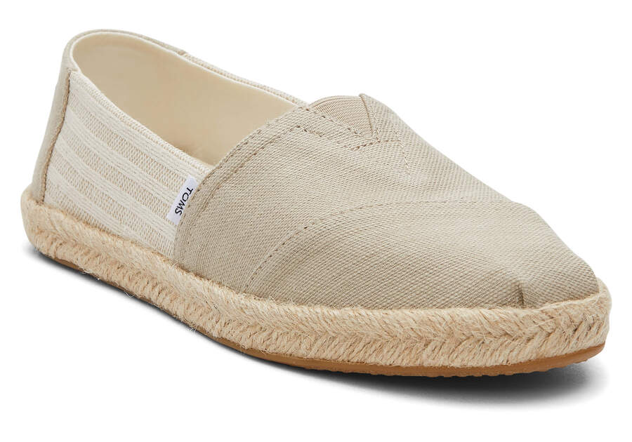 Espadrilles Toms Alpargata Recycled Algodon Rope Alpargata Mujer Marrones Argentina | AR639-355