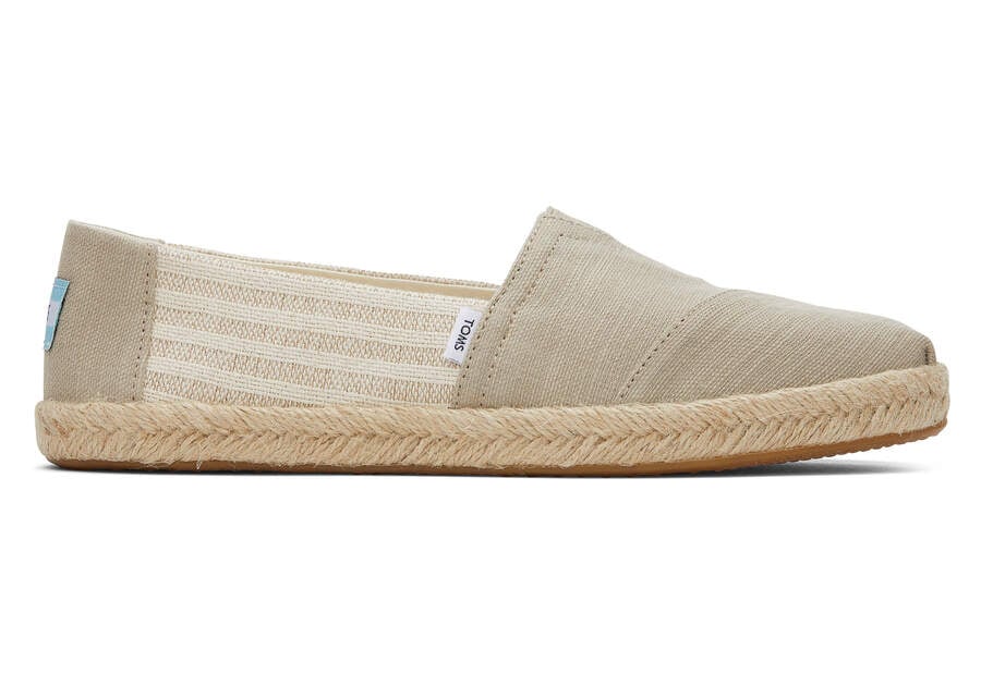 Espadrilles Toms Alpargata Recycled Algodon Rope Alpargata Mujer Marrones Argentina | AR639-355