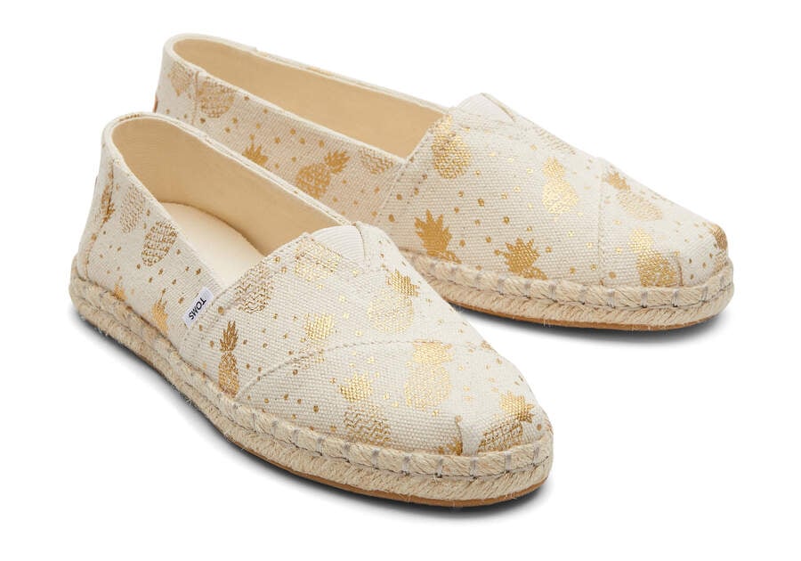 Espadrilles Toms Alpargata Rope Alpargata Mujer Doradas Argentina | AR356-842