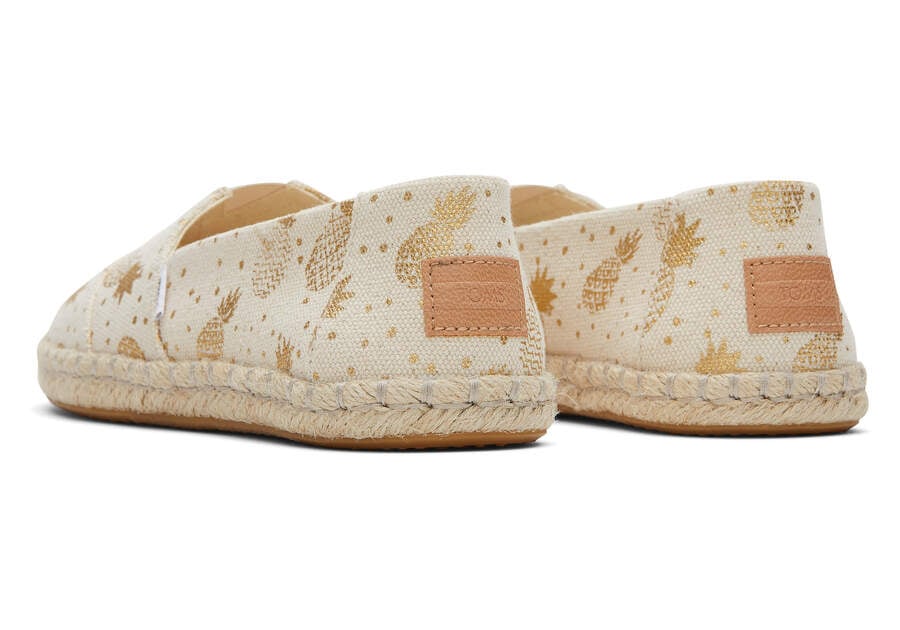 Espadrilles Toms Alpargata Rope Alpargata Mujer Doradas Argentina | AR356-842