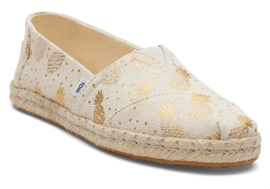 Espadrilles Toms Alpargata Rope Alpargata Mujer Doradas Argentina | AR356-842