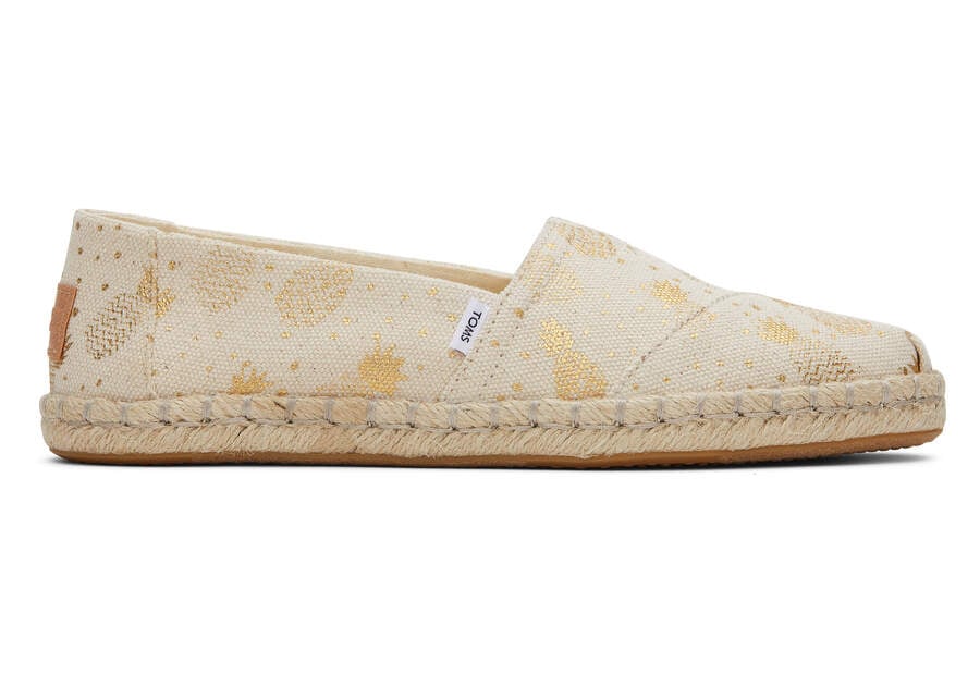 Espadrilles Toms Alpargata Rope Alpargata Mujer Doradas Argentina | AR356-842