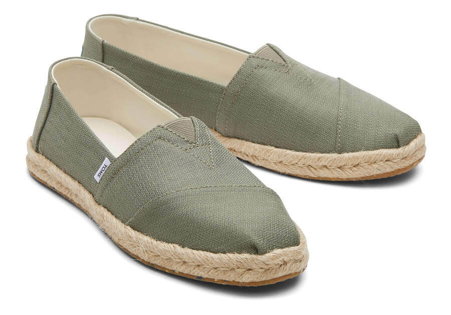 Espadrilles Toms Alpargata Rope Alpargata Mujer Gris Argentina | AR525-589