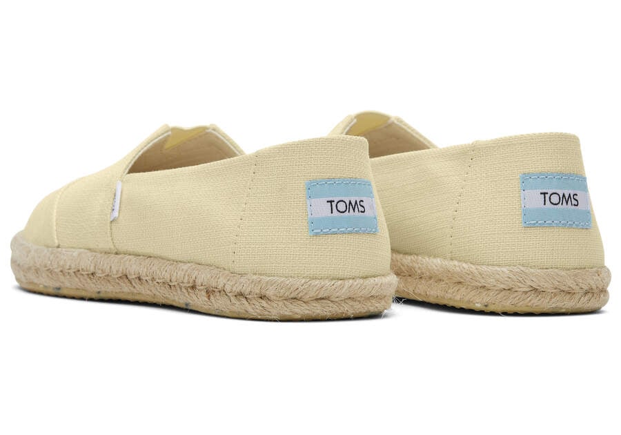 Espadrilles Toms Alpargata Rope Alpargata Mujer Amarillo Argentina | AR745-481