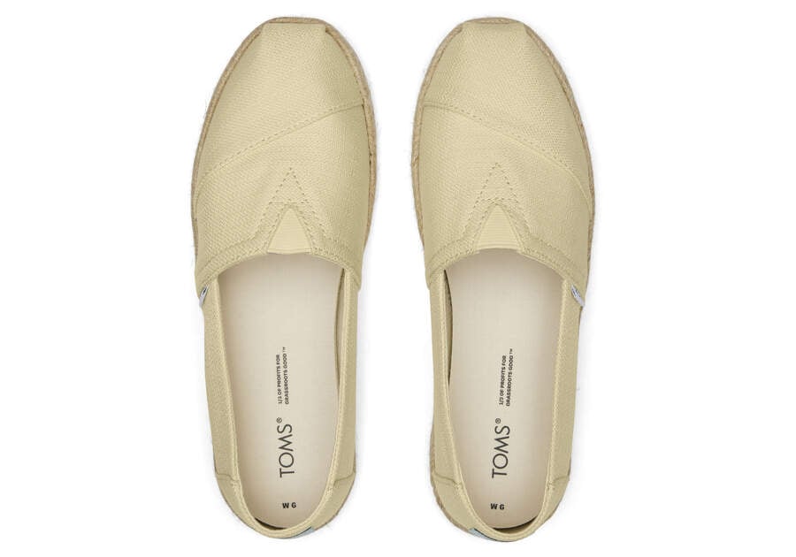 Espadrilles Toms Alpargata Rope Alpargata Mujer Amarillo Argentina | AR745-481