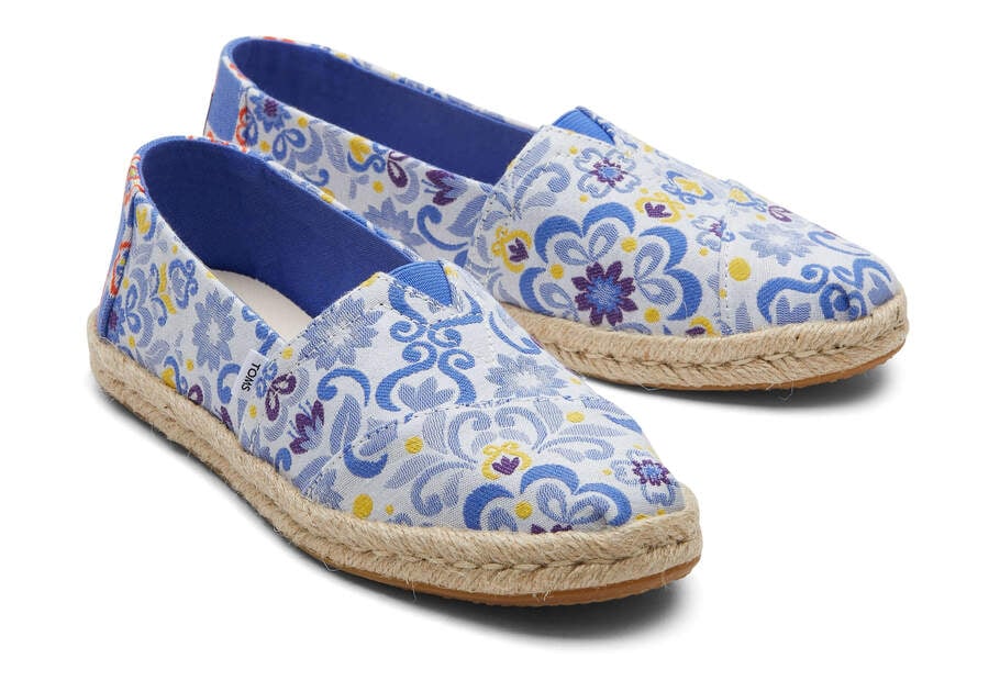 Espadrilles Toms Alpargata Rope Alpargata Mujer Azules Azul Marino Argentina | AR753-703