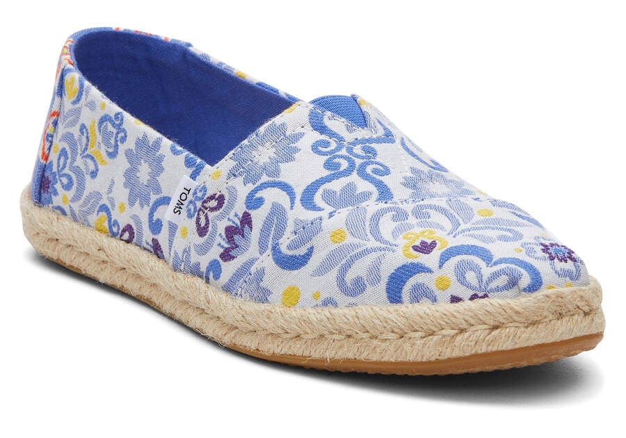 Espadrilles Toms Alpargata Rope Alpargata Mujer Azules Azul Marino Argentina | AR753-703