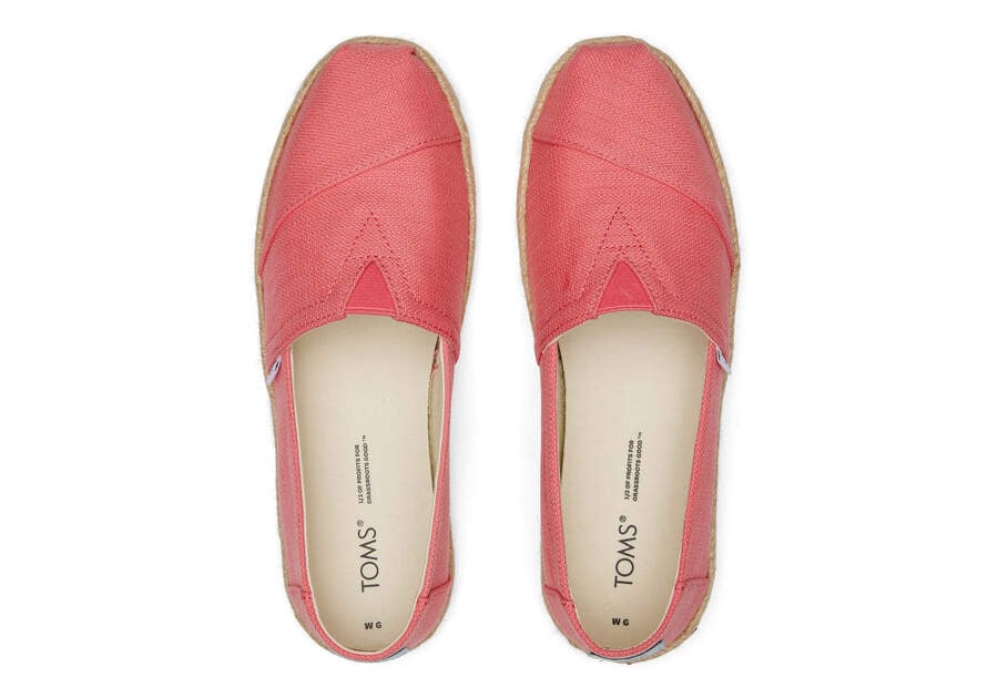 Espadrilles Toms Alpargata Rope Alpargata Mujer Coral Argentina | AR759-643