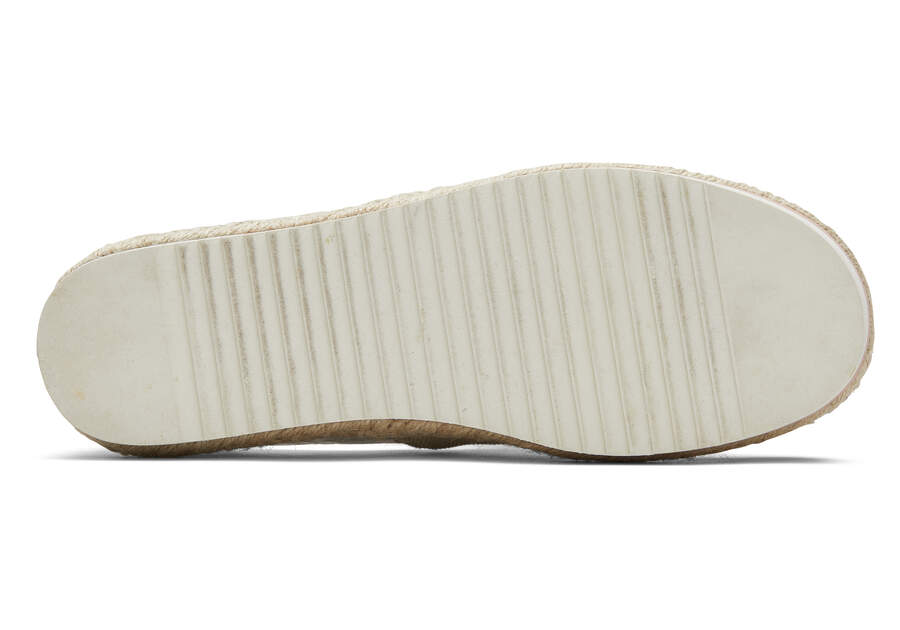 Espadrilles Toms Alpargata Rope Plataforma Mujer Beige Argentina | AR686-982