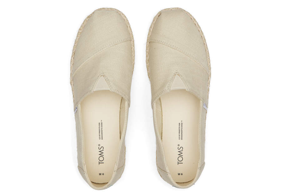 Espadrilles Toms Alpargata Rope Plataforma Mujer Beige Argentina | AR686-982