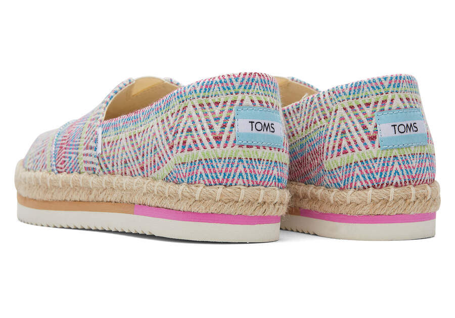 Espadrilles Toms Alpargata Rope Plataforma Mujer Beige Argentina | AR924-032