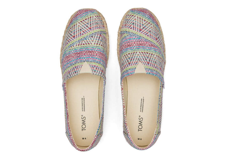 Espadrilles Toms Alpargata Rope Plataforma Mujer Beige Argentina | AR924-032