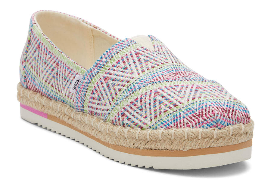 Espadrilles Toms Alpargata Rope Plataforma Mujer Beige Argentina | AR924-032