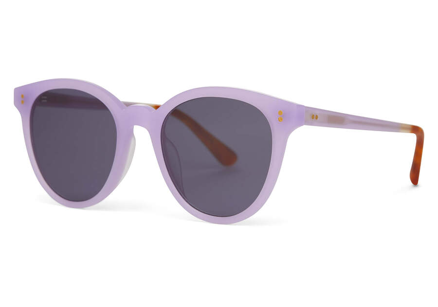 Gafas de Sol Toms Aaryn Mujer Lavanda Gris Oscuro Argentina | AR727-888