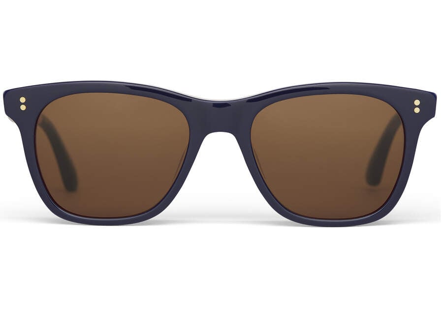 Gafas de Sol Toms Fitzpatrick Hombre Azul Marino Multicolor Marrones Argentina | AR738-959