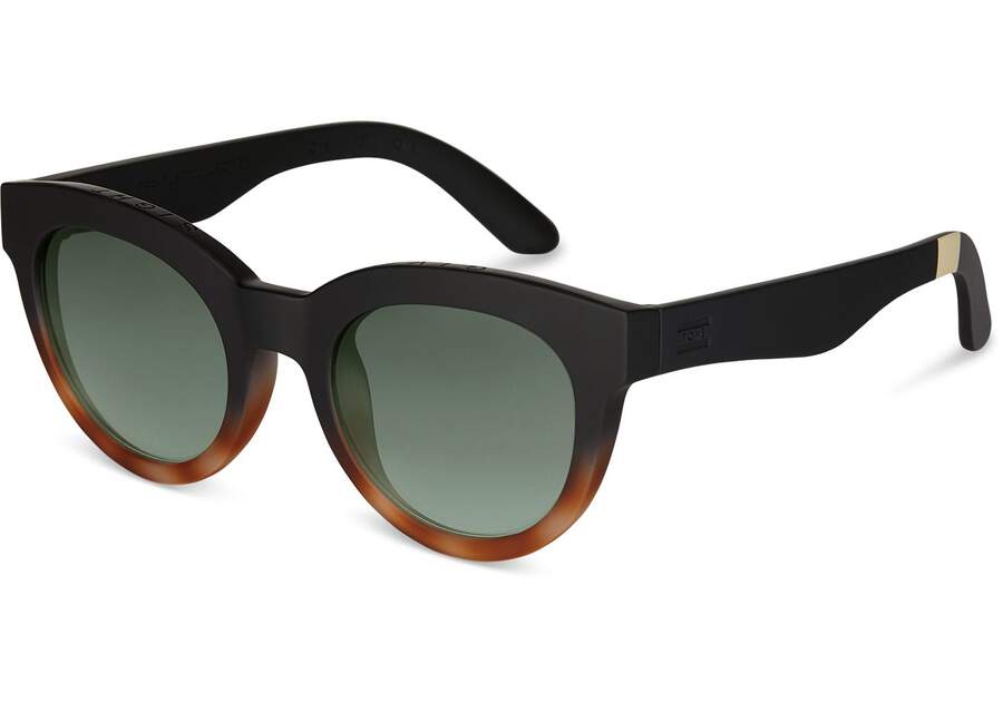 Gafas de Sol Toms Florentin Mujer Negras Naranjas Verde Argentina | AR971-688