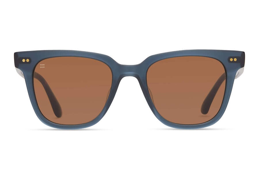 Gafas de Sol Toms Memphis 301 Hombre Turquesa Marrones Argentina | AR983-492