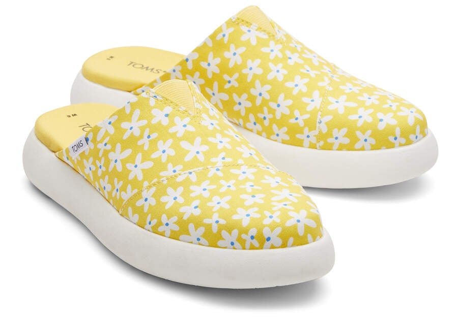 Mulas Toms Mallow Mule Mujer Amarillo Argentina | AR399-880