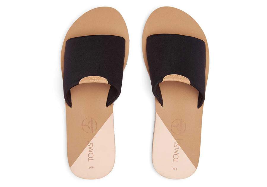 Sandalias Toms Carly Sandal Mujer Negras Argentina | AR265-272