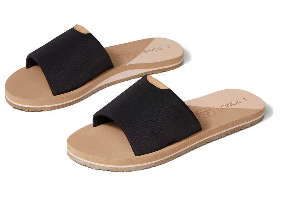 Sandalias Toms Carly Sandal Mujer Negras Argentina | AR265-272