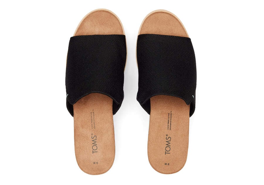 Sandalias Toms Diana Mule Sandal Mujer Negras Argentina | AR550-943