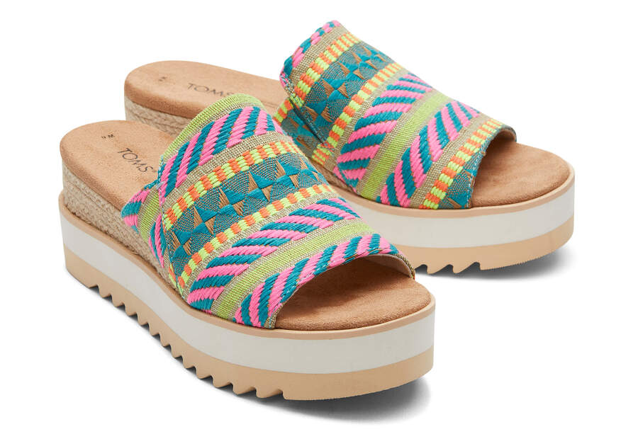 Sandalias Toms Diana Mule Sandal Mujer Rosas Argentina | AR357-642