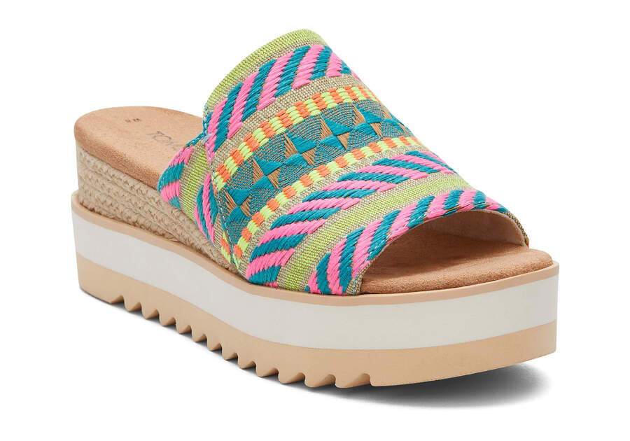 Sandalias Toms Diana Mule Sandal Mujer Rosas Argentina | AR357-642