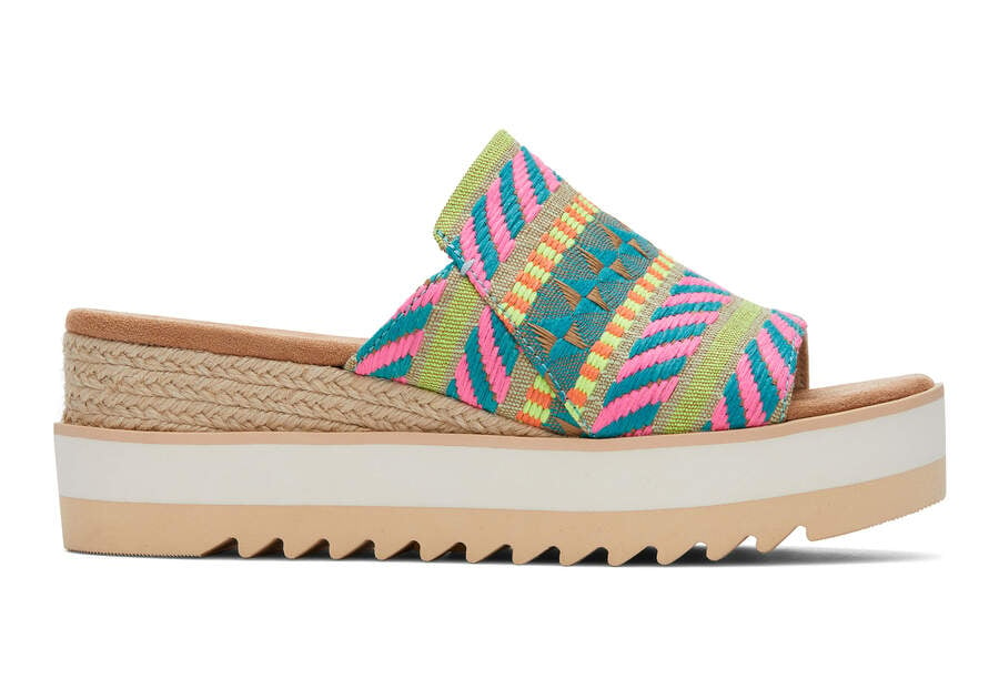 Sandalias Toms Diana Mule Sandal Mujer Rosas Argentina | AR357-642