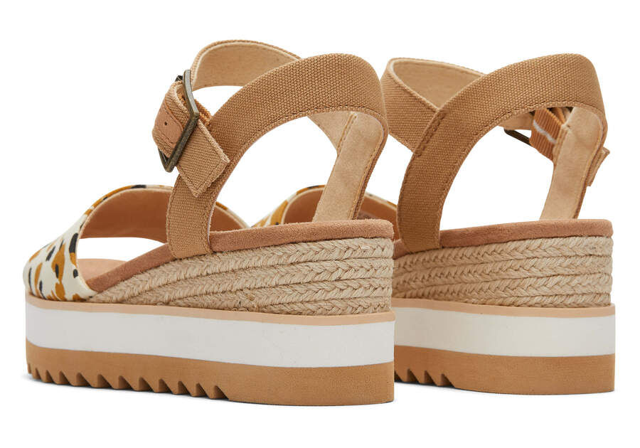 Sandalias Toms Diana Wedge Sandal Mujer Marrones Argentina | AR276-608