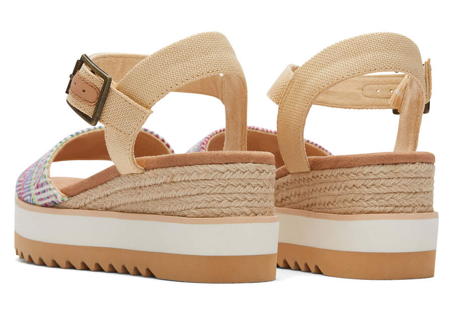 Sandalias Toms Diana Wedge Sandal Mujer Beige Argentina | AR781-077