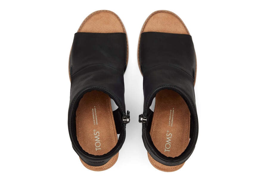 Sandalias Toms Eliana Sandal Mujer Negras Argentina | AR428-471