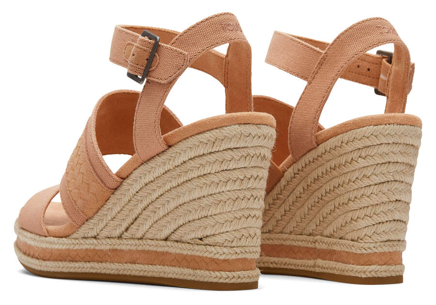 Sandalias Toms Madelyn Wedge Sandal Mujer Beige Argentina | AR279-211