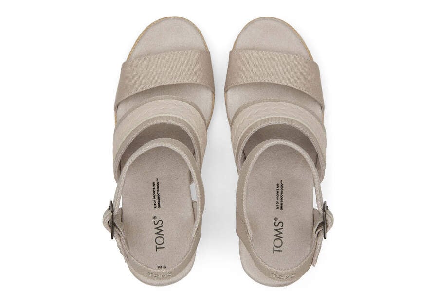 Sandalias Toms Madelyn Wedge Sandal Mujer Gris Argentina | AR777-201