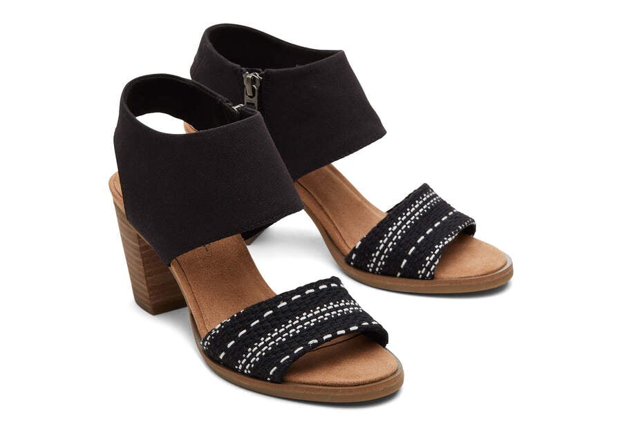 Sandalias Toms Majorca Cutout Sandal Mujer Negras Argentina | AR401-939