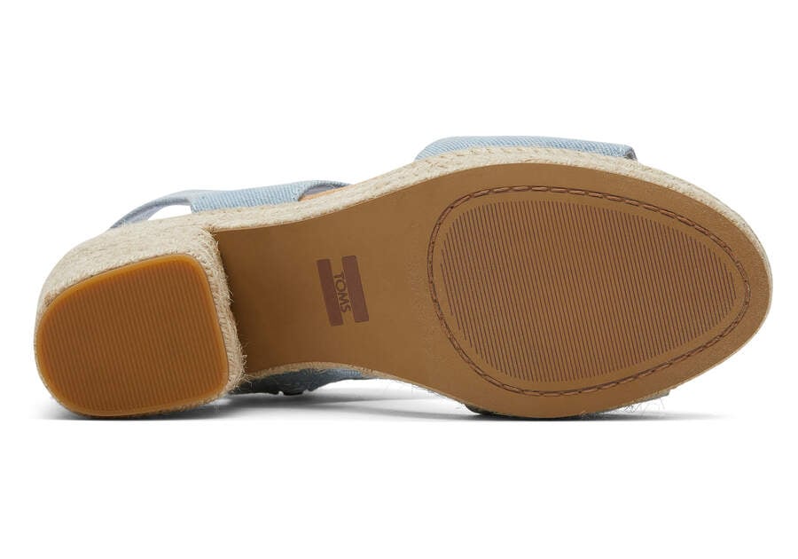 Sandalias Toms Majorca Rope Plataforma Sandal Mujer Azules Argentina | AR534-427