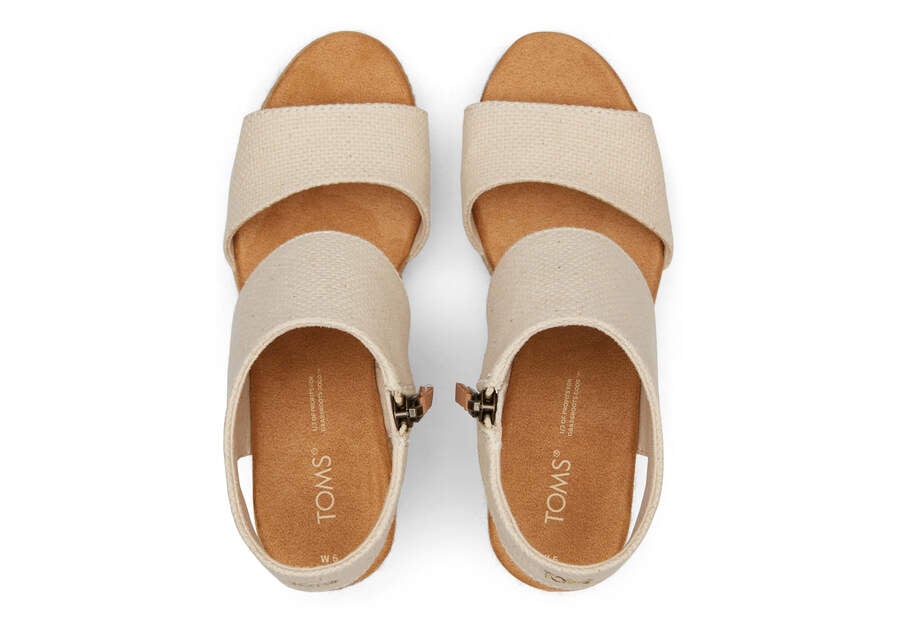 Sandalias Toms Majorca Rope Plataforma Sandal Mujer Beige Argentina | AR692-199