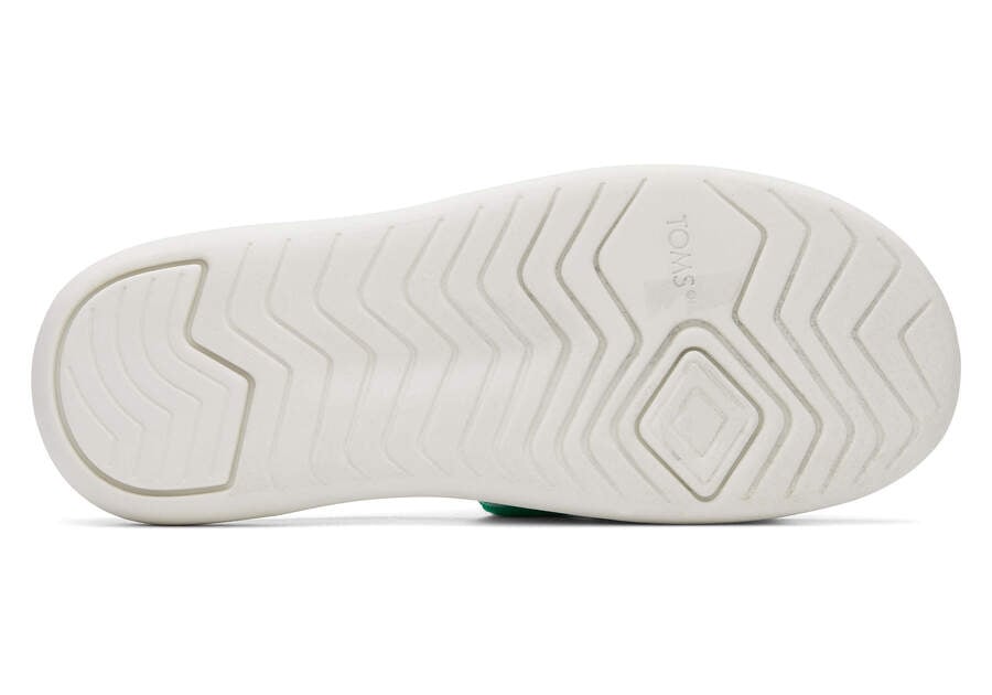 Sandalias Toms Mallow Chanclas Terry Mujer Verde Argentina | AR963-313