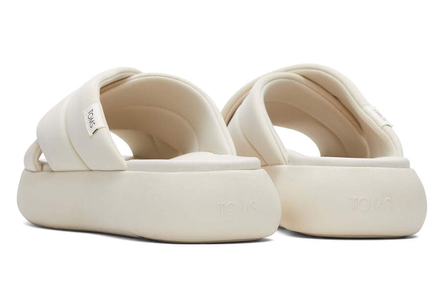 Sandalias Toms Mallow Crossover Mujer Creme Argentina | AR178-225