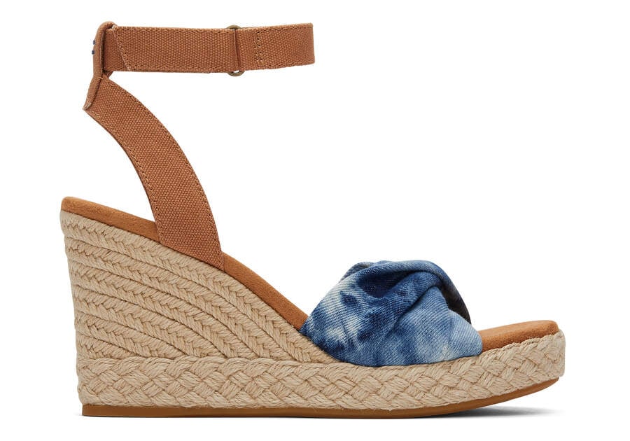 Sandalias Toms Marisela Wedge Sandal Mujer Azul Marino Argentina | AR608-626