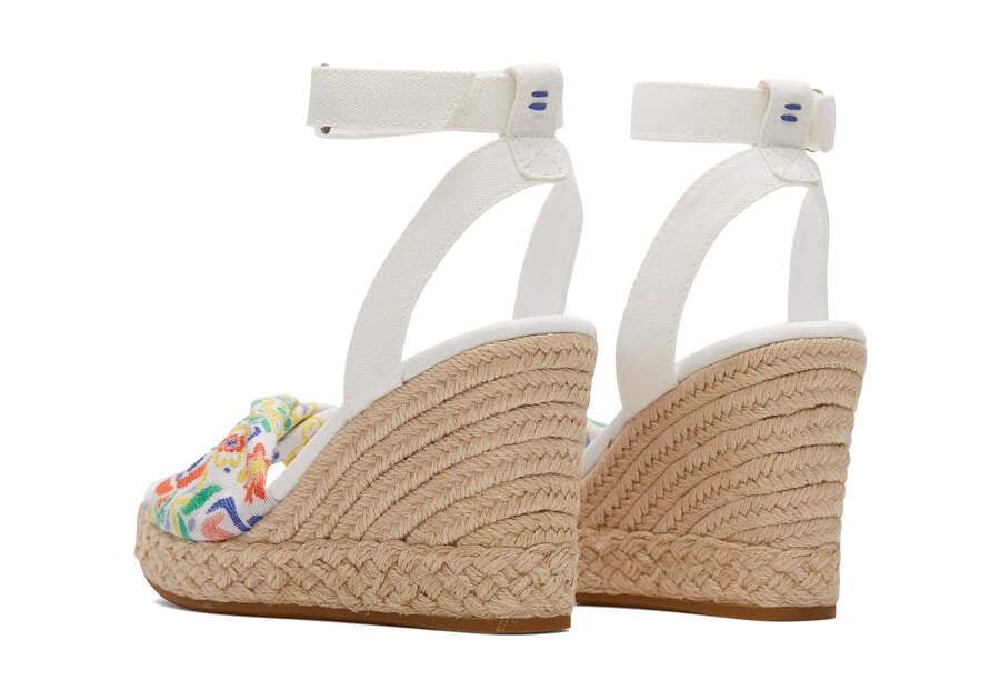 Sandalias Toms Marisela Wedge Sandal Mujer Azul Marino Argentina | AR656-024