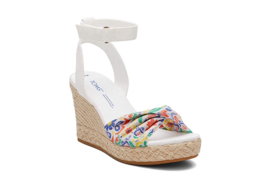 Sandalias Toms Marisela Wedge Sandal Mujer Azul Marino Argentina | AR656-024