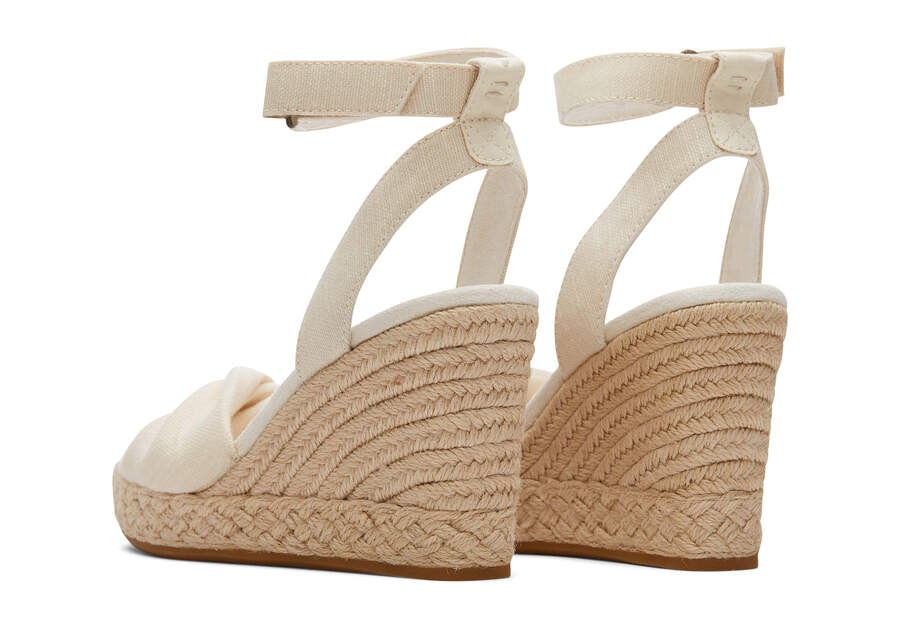 Sandalias Toms Marisela Wedge Sandal Mujer Creme Argentina | AR985-763