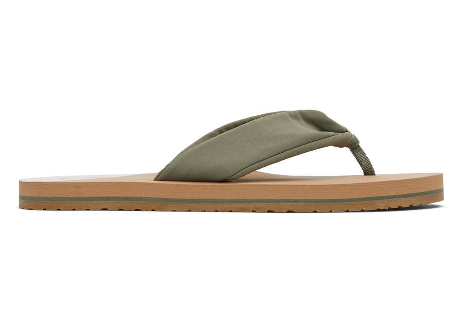 Sandalias Toms Piper Flip Flop Mujer Gris Negras Argentina | AR429-287