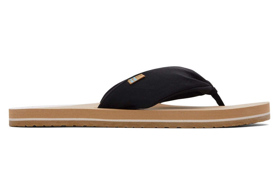 Sandalias Toms Piper Flip Flop Mujer Negras Argentina | AR786-439