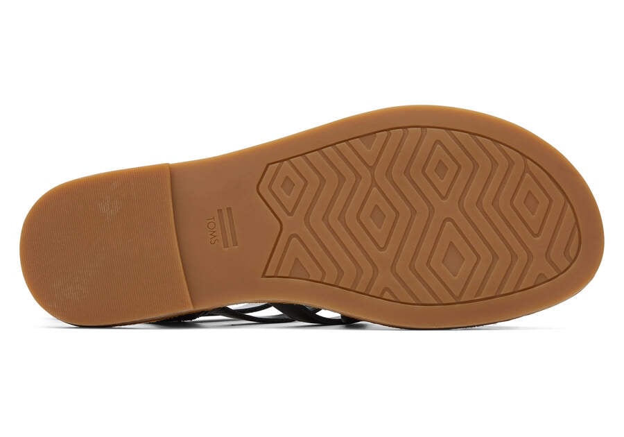 Sandalias Toms Sephina Sandal Mujer Negras Argentina | AR734-960