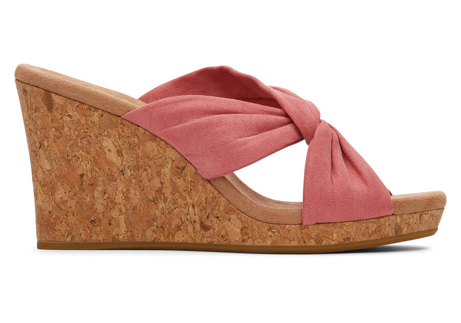 Sandalias Toms Serena Wedge Sandal Mujer Rosas Argentina | AR111-773