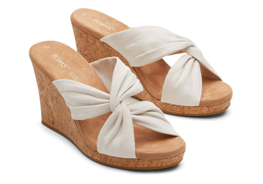 Sandalias Toms Serena Wedge Sandal Mujer Beige Argentina | AR826-654