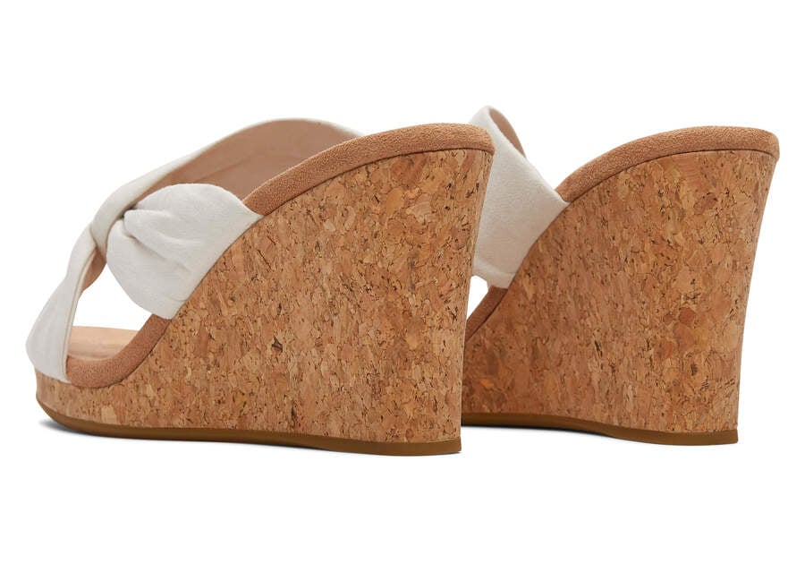 Sandalias Toms Serena Wedge Sandal Mujer Beige Argentina | AR826-654