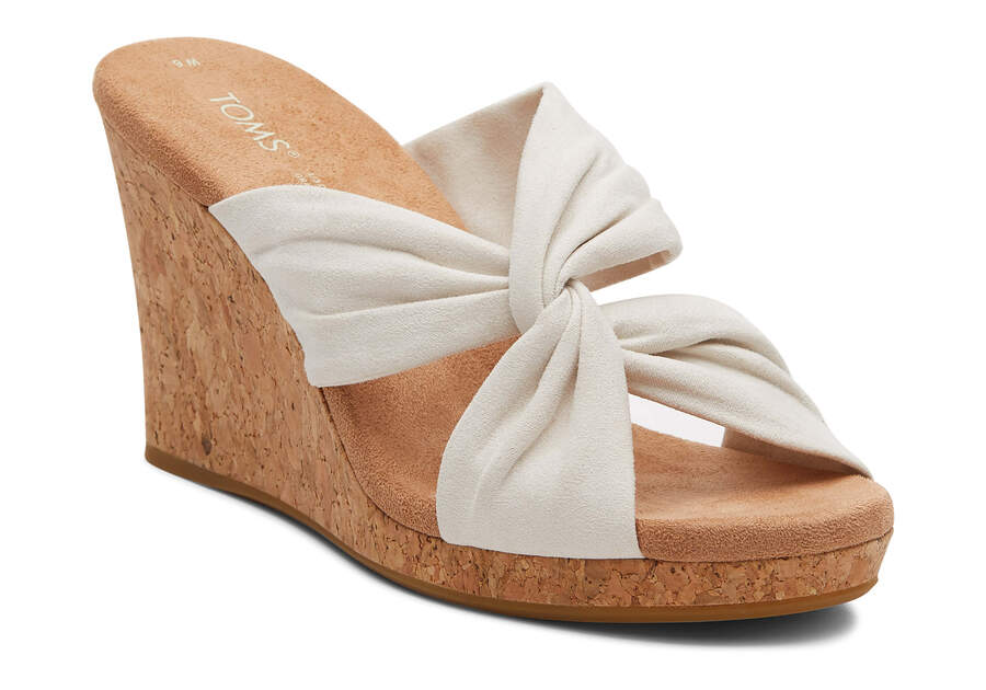 Sandalias Toms Serena Wedge Sandal Mujer Beige Argentina | AR826-654